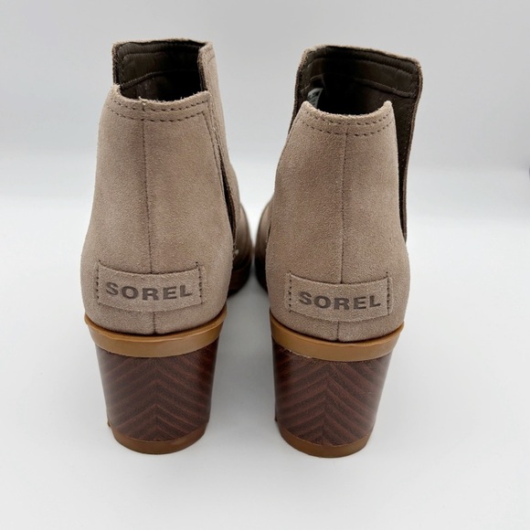Sorel Cate Cut Out Ankle Bootie 7.5 Ash Brown Women's - Picture 4 of 10